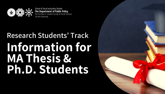 Research students’ track Information for MA Thesis & Ph.D. students